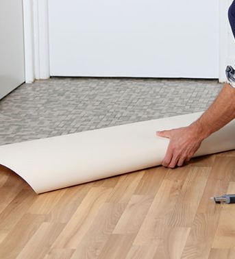 Pose de parquet PVC