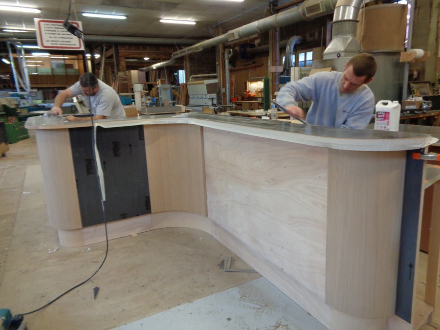 Bar en bois sur mesure